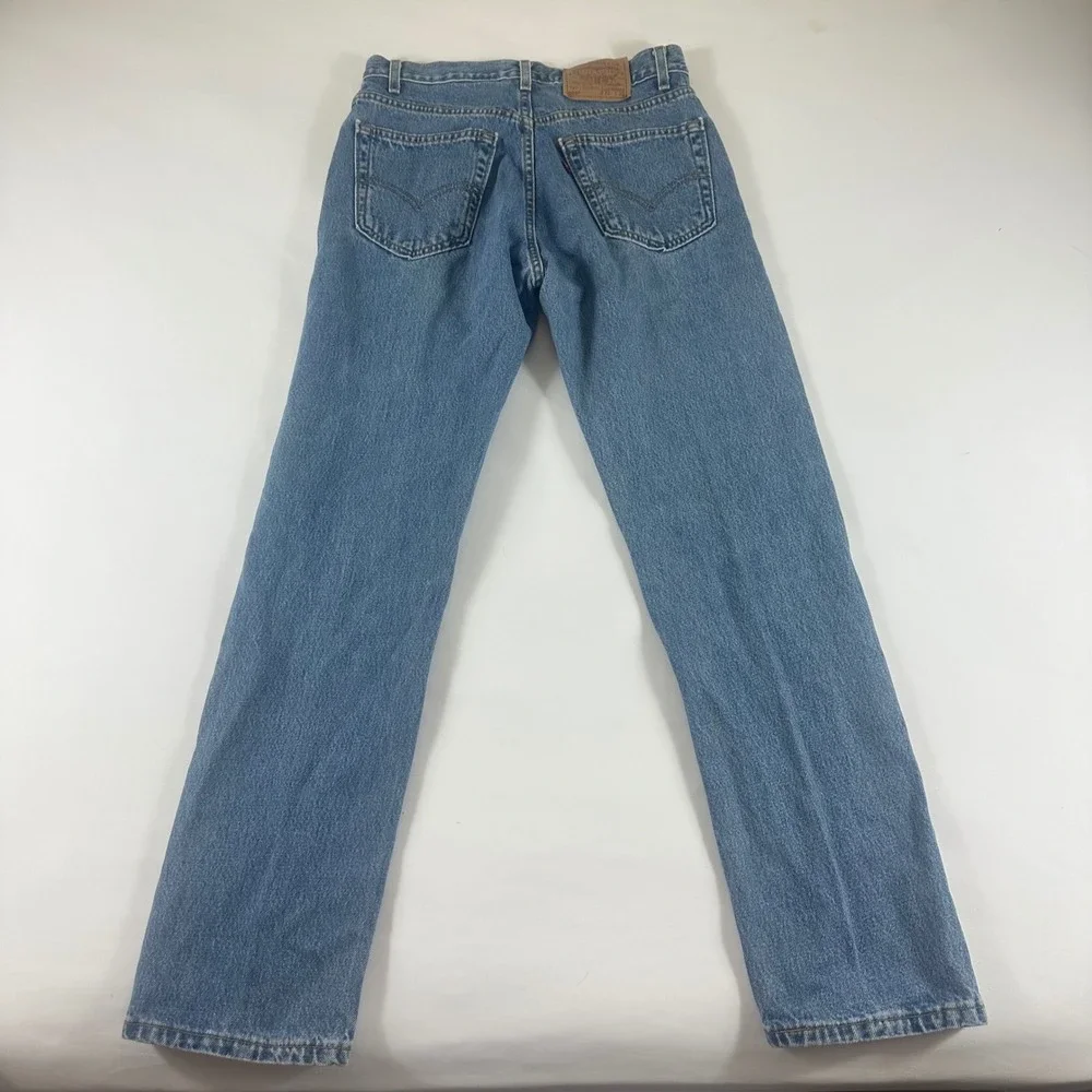 Levi's 505 Mens Jeans‎ 32W 32L Regular Fit Straight Leg Blue Denim
